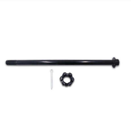 SK Rear Axle High Tensile With Castle Nut For Kawasaki BAJAJ Boxer150
