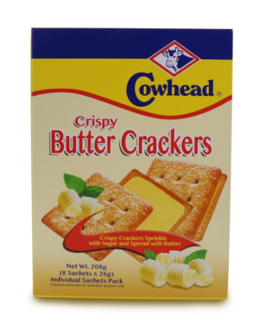 Cowhead Crispy Cheese Crackers 208g