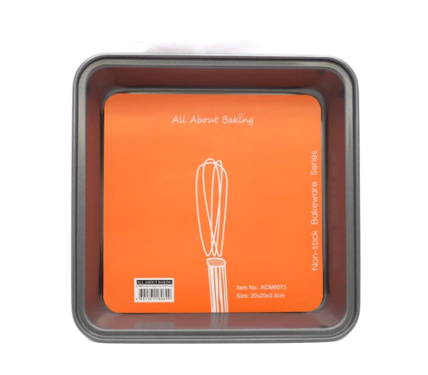All About Baking - KCM6073 AAB NS Square Pan 20*20*3.3cm