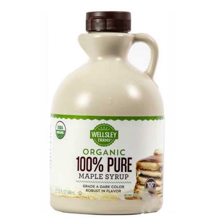Wellsley Farms Organic 100% Pure Maple Syrup 946ml