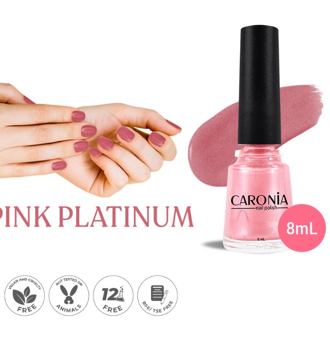 Caronia Nail Polish Pink Platinum 8ml