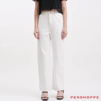 Penshoppe Carpenter Jeans For Women (White)