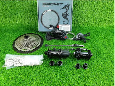 Sagmit Edison 8s 9s 10s 12s 13s Shifter Rear Derailleur Sprocket Chain Mountain Bike MTB Upgrade Kit