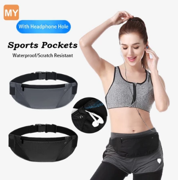 Running Lightweight Waist Bag Gym Sport Bags Breathable Waterproof Belt Waist Pack Unisex Fanny Pack