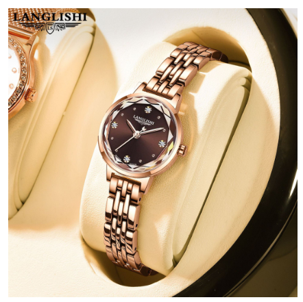 POEDAGAR authentic watch for women sale original waterproof 2023 elegant korean style stainless steel quartz  Watch COFFEE
