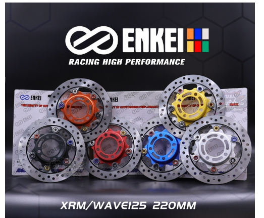 ENKEI Motor Original Lighten Disc wave125 XRM/WAVE Bowl Type 4 Holes Rear Disc Brake Disc