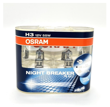 OSRAM H3 12V 55W NIGHT BREAKER PLUS