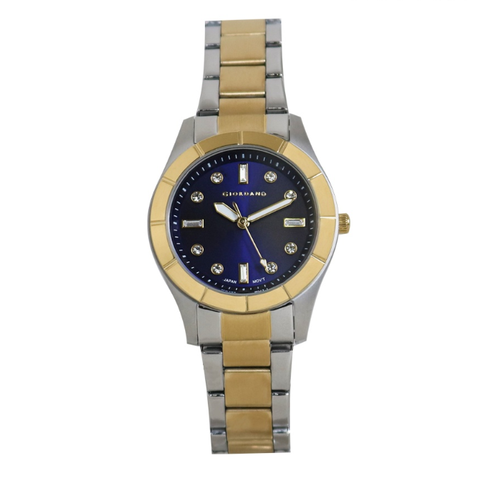 Giordano Classic Two Tone Stainless Steel Analog Quartz Watch For Women G2789-33