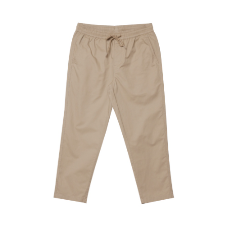 GIORDANO Men's Cotton Twill Cropped Pants- Crockery