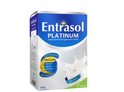 Entrasol Platinum Milk For Adult  Vanilla 600g