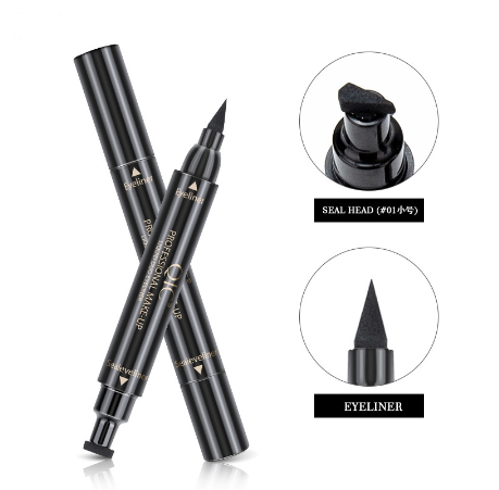 BEAUTY GLAZED Double Head Waterproof Eyeliner Cosmetics Seal Stamp Wings Eye Beauty Kit