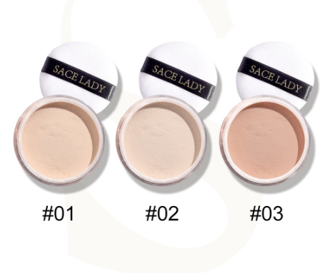 SACE LADY Mattifying Loose Powder Oil Control Matte Anti-shine Weightless Waterproof Face Powder Make Up
