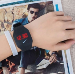 Nike Life Waterproof Watch Electronic Watch Leisure Students Sport Digital Watch Simple LED Men Gift