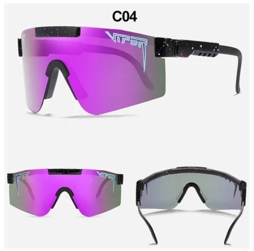 Viper Sports Sunglasses UV400 Outdoor Polarized Sports Eyewear Fashion Bike Bicycle Sunnies Mtb Goggles with Case Protection Cycling
