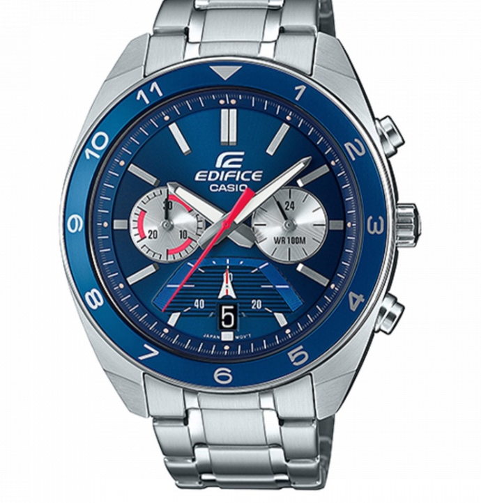 Casio Edifice EFV-590D-2A Chronograph Stainless Steel Strap Watch For Men