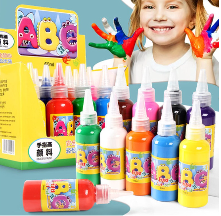 Washable Arcylic Paint Drawing 12 Colors 60ml Art Oil Color Painting set Oil Painting Set Kid Toys