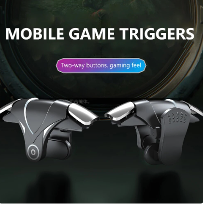 Mechanical Game Controller Two-Way Sensitive Gaming Aim Shooting Triggers Joystick Key Button for PUBG Mobile