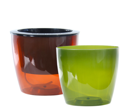 Transparent Self Watering Planter Outdoor Plants Gardening Indoor Flower Pot Water Storage