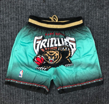 GRIZZLIES JERSEY SHORTS HIGH QUALITY
