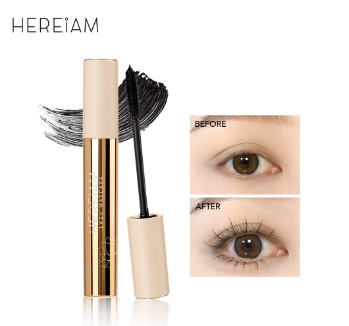 HEREIAM High-definition Long-lasting Mascara Long Lasting Eye Makeup 3D Curl Waterproof Mascara Thick Lengthening
