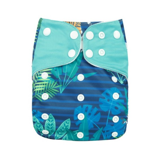Reusable Waterproof Diaper With Single Size Print D17
