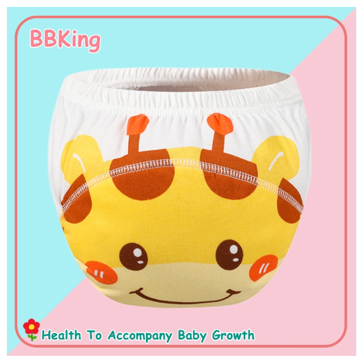 BBking 0-3T Children's Training Pant Cotton Antibacterial Breathable Washable Baby Diaper Pants TP9