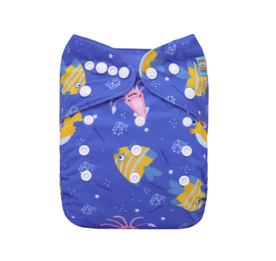 Alva Baby Cloth Diapers Washable Pocket Nappy Diaper Only D23