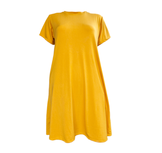 KELA MATERNITY T-SHIRT DRESS FOR ALL MOMMIES FIT TO MEDIUM TO XLARGE BODY FRAME COTTON SPANDEX C3