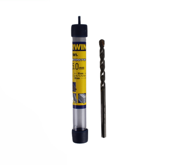 Irwin 10501897 Granite Drill Bit Power Tools Accessories 5.0X90 (3/16")