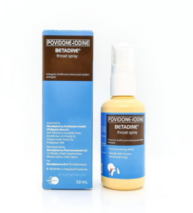 Betadine® (Povidone-Iodine) Throat Spray 50ml