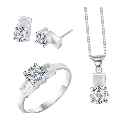 Morning Star Top Silver Originals Ss093 Italy 925 Jewelry Set