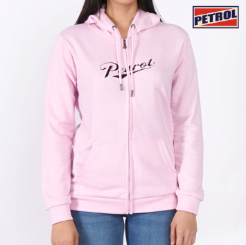 Petrol Basic Ladies Jacket with hoodie and pocket for Women Regular Fitting 121158 (Lavander)