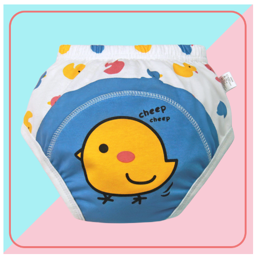 BBking 0-3T Children's Training Pant Cotton Antibacterial Breathable Washable Baby Diaper Pants TP4