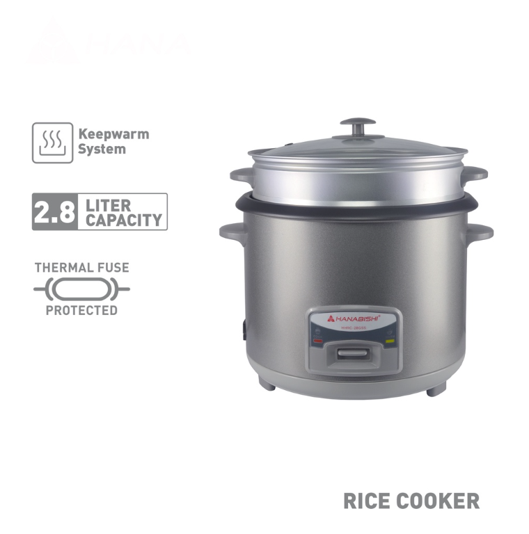 Hanabishi Rice Cooker HHRC28GSS 2.8L 15 cups