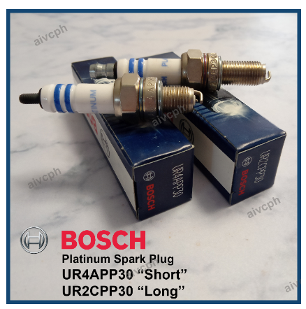 Bosch PLATINUM Spark Plug UR4APP30 UR2CPP30 Short Long Motorcycle (Cross A7TC B7RC)