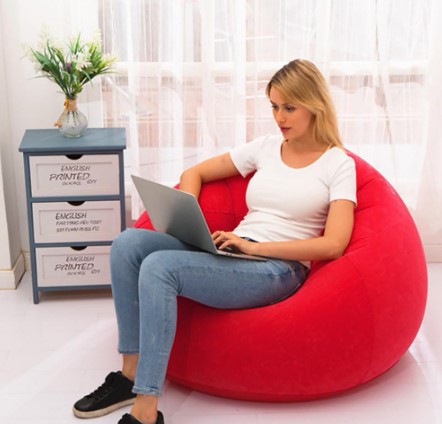 Living Room Bedroom Home Decoration Comfortable Washable Ultra Soft Bean Bag Chair