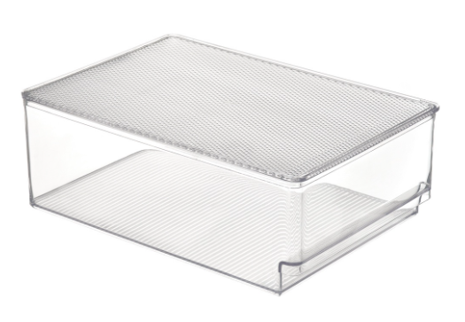 Furniture Source Varina Tray With Lid 5 (Clear)