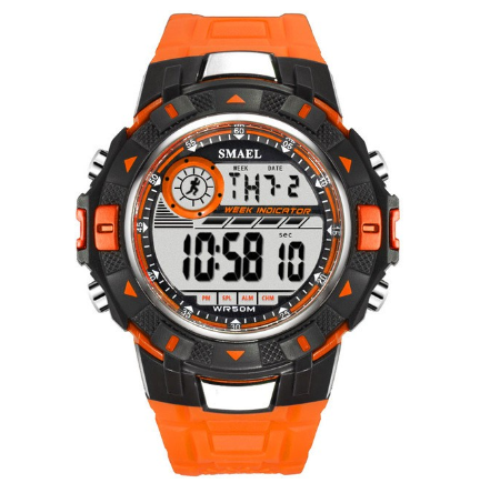 SMAEL1506B Men Sports Watches Digital LED Light Watch Mens Military Watche Top Brand Luxury Electronic Wristwatch M4