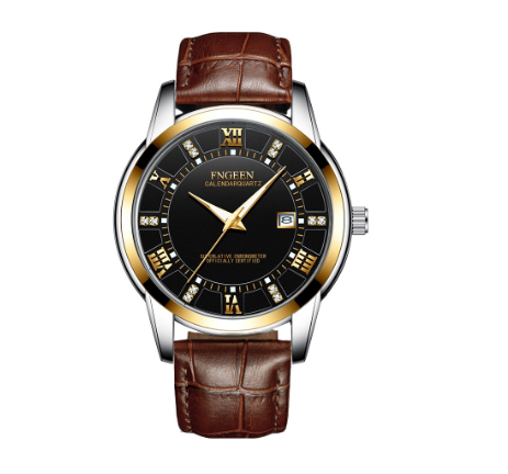 Binbond Original Luxury Watch Men's Calendar Fashion Casual Fashion Business Ultra-Thin Waterproof Men's Watch 010