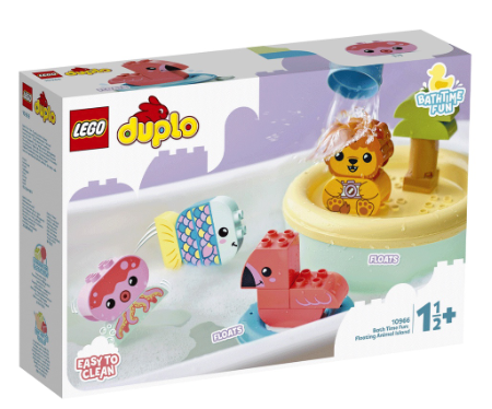 Lego 10966 Duplo Bath Time Fun Floating Animal Island Building Blocks