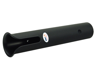 Black ABS Plastic Fishing Rod Rack Holder Tube Mount Marine Boat