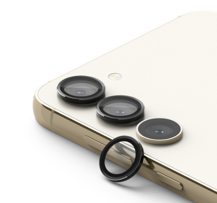 Ringke Camera Lens Frame Glass for Samsung Galaxy S23 5G and S23 Plus 5G -Glass Covers & Metal Frame