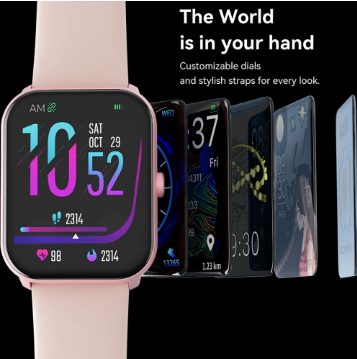 IMILAB W01 Smartwatch Fitness Tracker 3ATM SPO2 Heart Rate Monitor 70+ Sport Modes Bluetooth V5.0