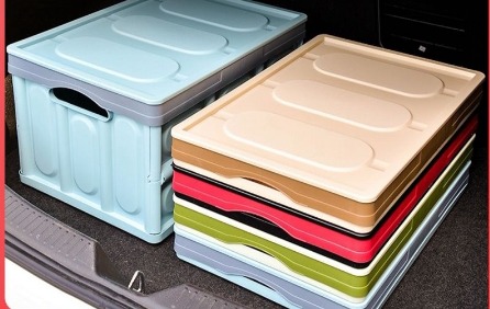 Foldable Storage Box With Cover Multi-Function Storage Box