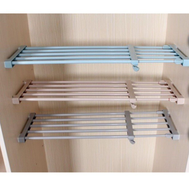 CSR Wardrobe Cabinet Storage Rack Adjustable Nail Free Divider Shelf
