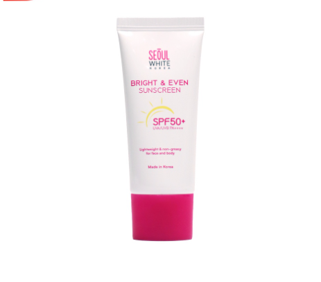 SEOUL WHITE KOREA Bright and Even Sunscreen SPF 50+ 30G