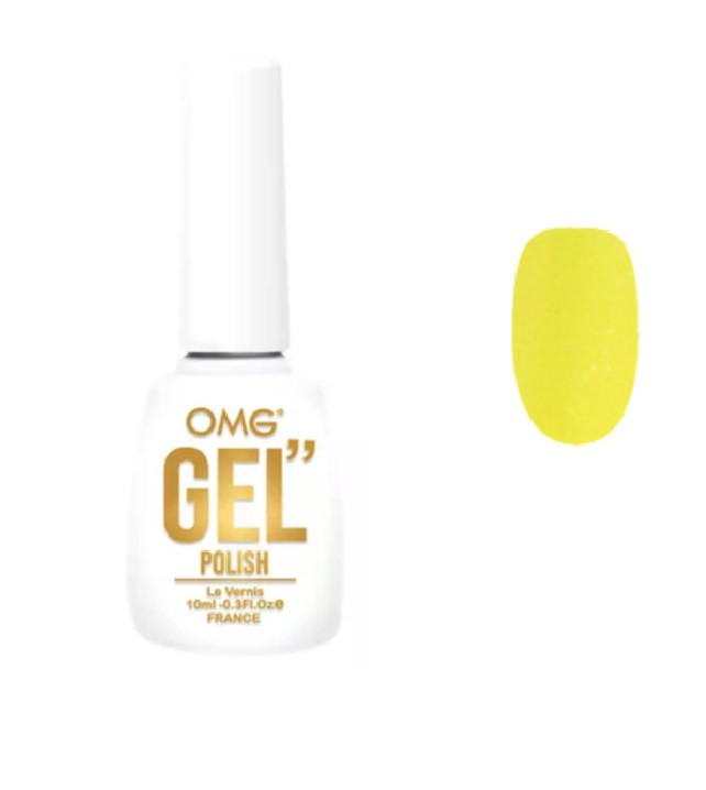 OMG Gel Polish 36 Metallic Yellow 10ml
