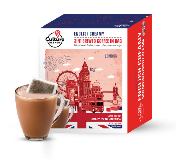 Culture Blends English Creamy 3in1 Brewed Coffee in Bag 25g x 10 sachets