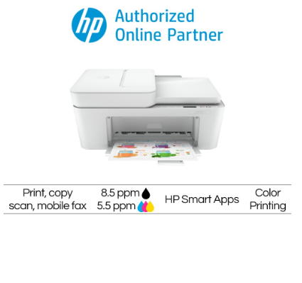 HP Deskjet Ink Advantage 4175 White 3 in 1 ADF Wireless Printer 4WS37B