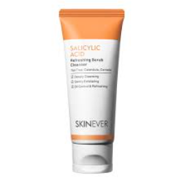 Skinever  Salicylic Acid Refreshing Exfoliating Cleanser Oil Control Acne Treatment Cleanser Deep Cleaning Face Wash For Dull Skin Care
